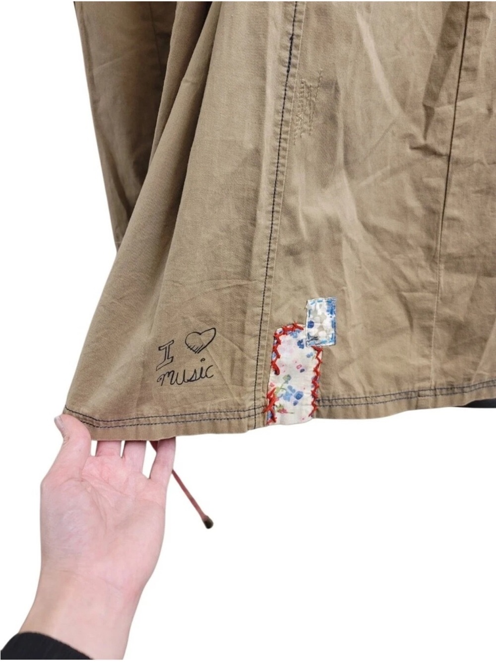 Double D Ranch Vintage
Roll Over Beethoven Tan
Patchwork Short-Sleeve Dress S - Picture 10 of 14